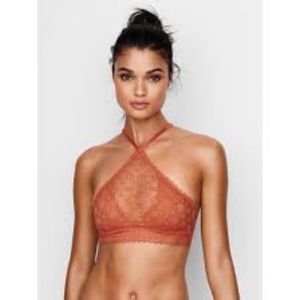 Victoria's Secret Lace Bralette Halter High-Neck